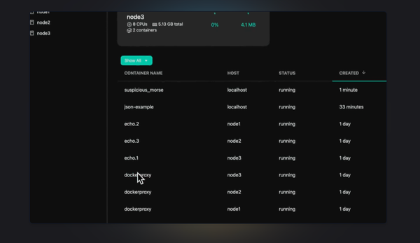 Dozzle: Docker