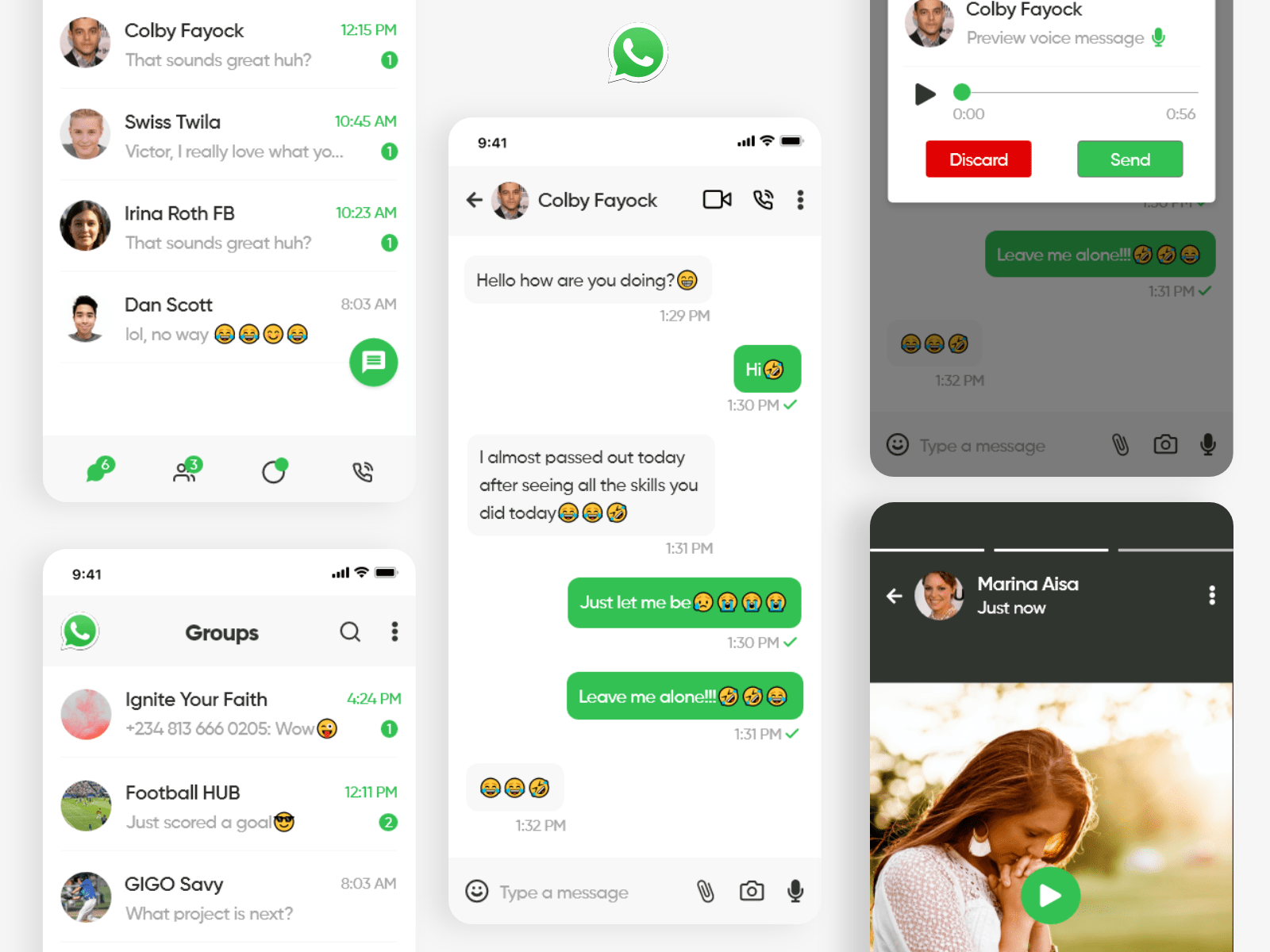 #1 WhatsApp UX Redesign With Flutter : Free Flutter Source Code