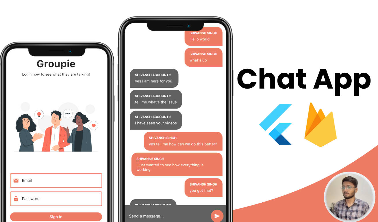 Group Based Chat App In Flutter And Firebase With Cloudfirestore : Free ...