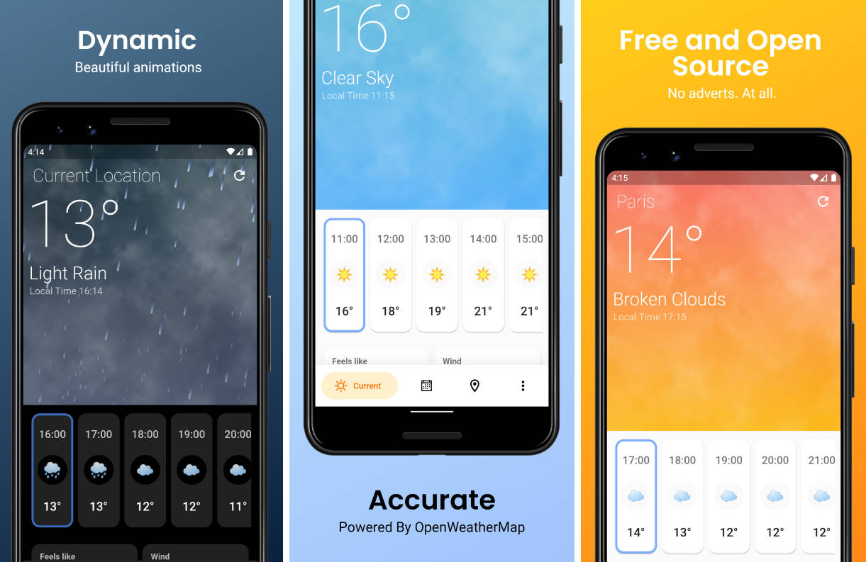 A Weather App With Beautiful Animations, Built With Flutter : Free ...